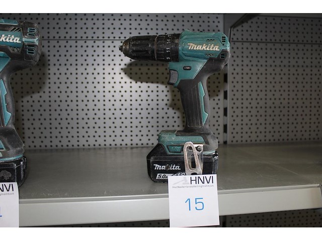 Accu schroefboormachine makita hhp583 met 5,0ah accu. - afbeelding 1 van  2