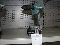 Accu schroefboormachine makita hhp583 met 5,0ah accu.