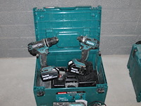 Accu schroefboorset makita met 2 accu's, lader en mbox. januari 2025. - afbeelding 1 van  3