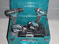 Accu schroefboorset makita met 2 accu's, lader en mbox. januari 2025. - afbeelding 2 van  3
