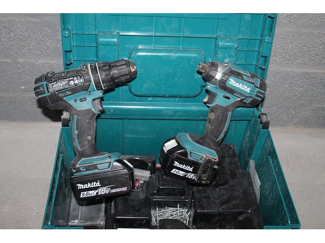 Accu schroefboorset makita met 2 accu's, lader en mbox. januari 2025. - afbeelding 3 van  3