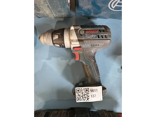 Accu schroefklopboormachine, bosch, gsb 14,4 ve-2-li, blauw/zwart - afbeelding 1 van  2