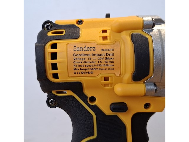 Accu schroefmachine 13mm, geel - afbeelding 8 van  11