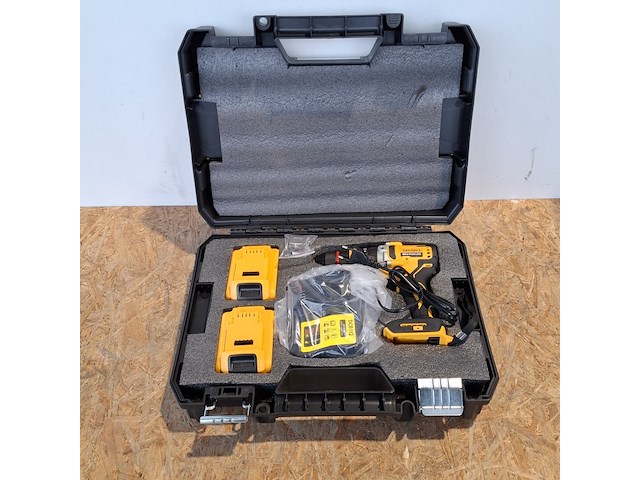 Accu schroefmachine 13mm, geel - afbeelding 10 van  11