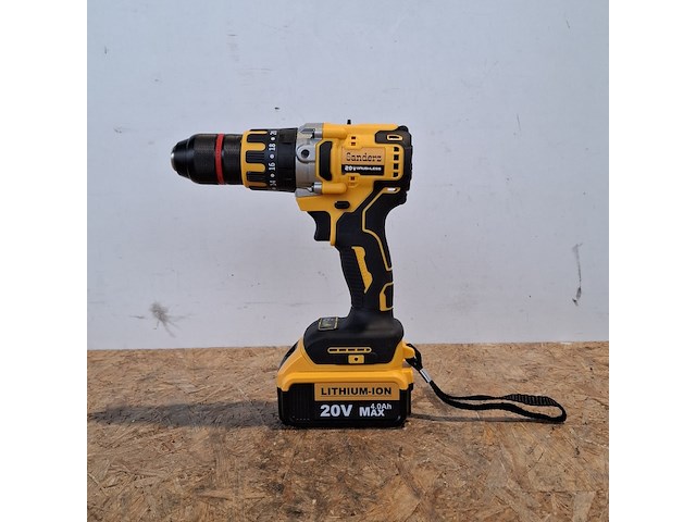 Accu schroefmachine 13mm, geel - afbeelding 1 van  11