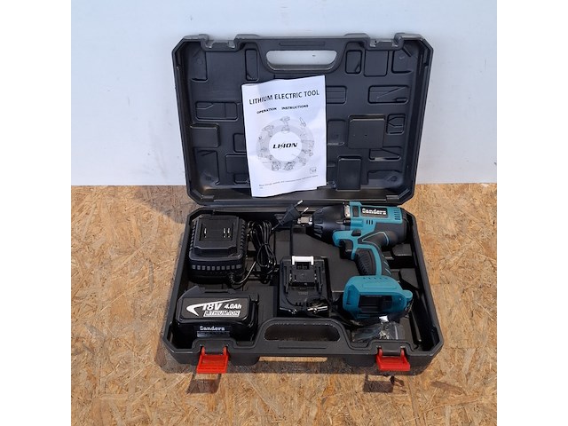 Accu schroefmachine, blauw - afbeelding 8 van  9