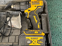 Accu schroefmachine, dewalt, dcd709m2t, in koffer - afbeelding 2 van  4