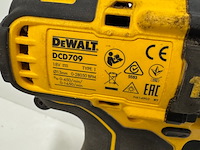 Accu schroefmachine dewalt, dcd709m2t, in koffer - afbeelding 6 van  8