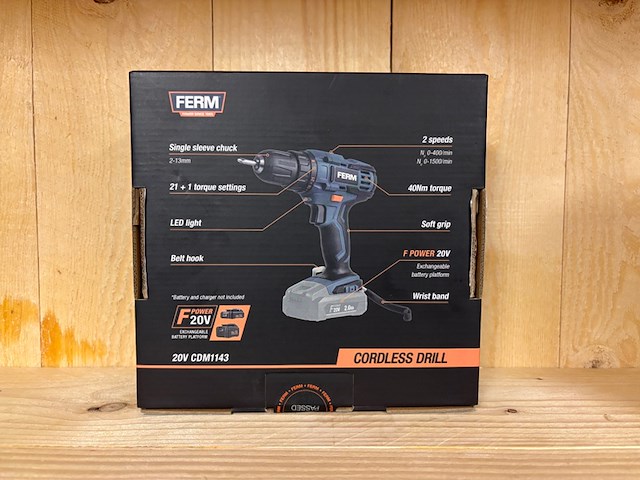 Accu schroefmachine ferm, 20v - afbeelding 2 van  2