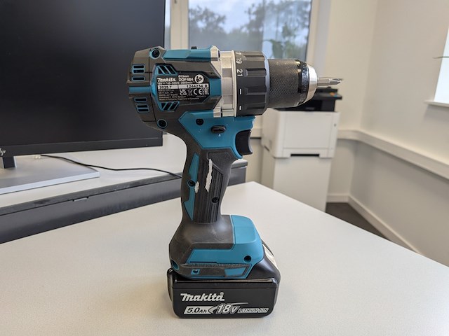 Accu schroefmachine met accu slagmoersleutel, makita, ddf484, dtw300, 2025 - afbeelding 9 van  14