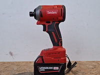 Accu schroefmachine, rood - afbeelding 1 van  10