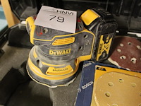 Accu schuurmachine dewalt xr18v brushless met accu, zonder lader - afbeelding 2 van  2