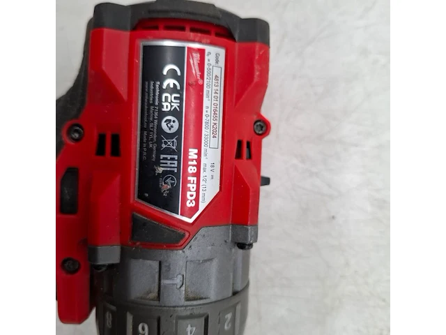 Accu slagboormachine, milwaukee, m18 fpd3 - afbeelding 3 van  5