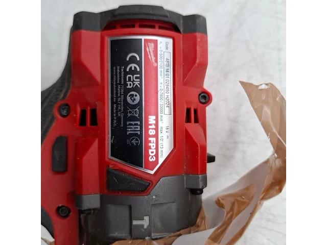 Accu slagboormachine, milwaukee, m18 fpd3 - afbeelding 4 van  6