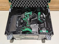 Accu slagmoeraanzetter, hikoki, wr 36da, (incl. hsc koffer, accu's en acculader) - afbeelding 3 van  5