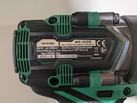 Accu slagmoeraanzetter, hikoki, wr 36da, (incl. hsc koffer, accu's en acculader) - afbeelding 4 van  5