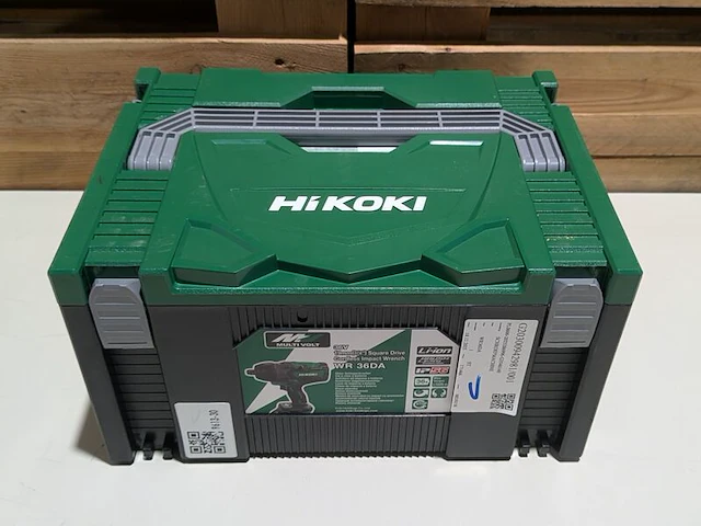 Accu slagmoeraanzetter, hikoki, wr 36da, (incl. hsc koffer, accu's en acculader) - afbeelding 5 van  5