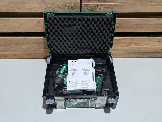 Accu slagmoeraanzetter, hikoki, wr 36de, (incl. hsc koffer, accu's en acculader) - afbeelding 2 van  4