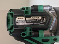 Accu slagmoeraanzetter, hikoki, wr 36de, (incl. hsc koffer, accu's en acculader) - afbeelding 4 van  5