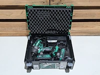 Accu slagmoeraanzetter, hikoki, wr 36de, (incl. hsc koffer, accu's en acculader) - afbeelding 2 van  5