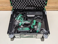 Accu slagmoeraanzetter, hikoki, wr 36de, (incl. hsc koffer, accu's en acculader) - afbeelding 3 van  5