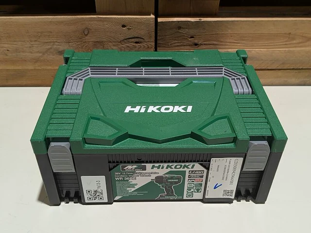 Accu slagmoeraanzetter, hikoki, wr 36de, (incl. hsc koffer, accu's en acculader) - afbeelding 5 van  5