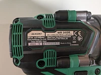Accu slagmoeraanzetter, hikoki, wr 36de, (incl. hsc koffer, accu's en acculader) - afbeelding 4 van  5