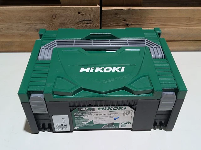 Accu slagmoeraanzetter, hikoki, wr 36de, (incl. hsc koffer, accu's en acculader) - afbeelding 5 van  5