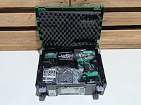 Accu slagmoeraanzetter, hikoki, wr 36de, (incl. hsc koffer, accu's en acculader) - afbeelding 2 van  5