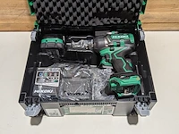 Accu slagmoeraanzetter, hikoki, wr 36de, (incl. hsc koffer, accu's en acculader) - afbeelding 3 van  5
