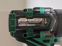 Accu slagmoeraanzetter, hikoki, wr 36de, (incl. hsc koffer, accu's en acculader) - afbeelding 4 van  5