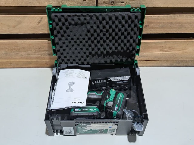 Accu slagmoeraanzetter, hikoki, wr 36de, (incl. hsc koffer, accu's en acculader) - afbeelding 2 van  5