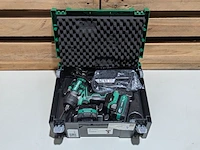 Accu slagmoeraanzetter, hikoki, wr 36de, (incl. hsc koffer, accu's en acculader) - afbeelding 2 van  5
