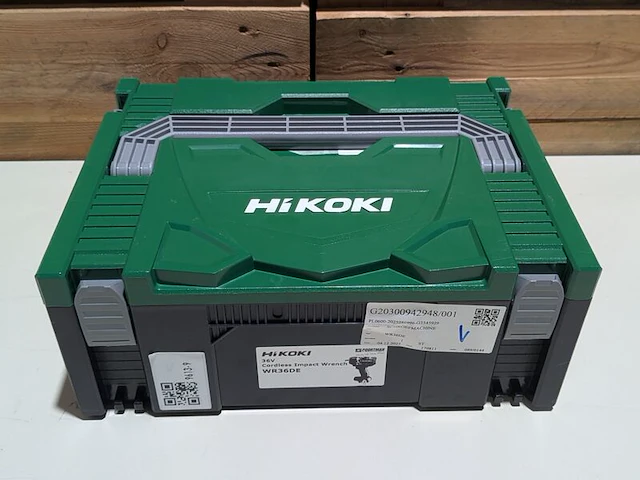 Accu slagmoeraanzetter, hikoki, wr 36de, (incl. hsc koffer, accu's en acculader) - afbeelding 5 van  5
