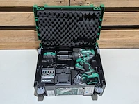 Accu slagmoeraanzetter, hikoki, wr 36de, (incl. hsc koffer, accu's en acculader) - afbeelding 2 van  5