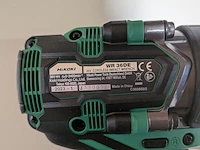 Accu slagmoeraanzetter, hikoki, wr 36de, (incl. hsc koffer, accu's en acculader) - afbeelding 4 van  5