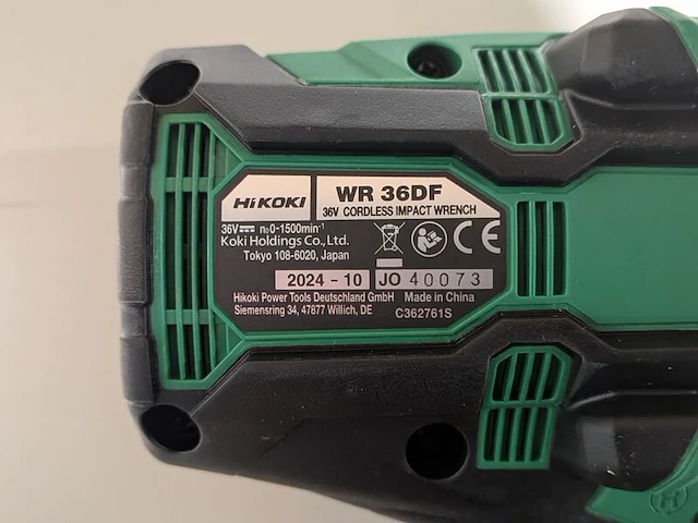 Accu slagmoeraanzetter, hikoki, wr 36df, (incl. hsc koffer) - afbeelding 4 van  5