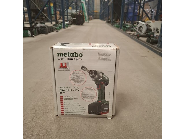 Accu slagmoeraanzetter metabo, ssw18lt, bouwjaar 2012 - afbeelding 4 van  4