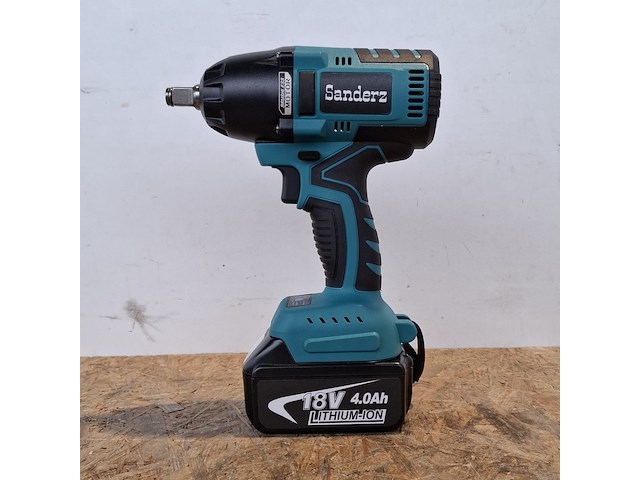 Accu slagmoersleutel 650nm, brushless, blauw - afbeelding 1 van  10