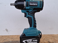 Accu slagmoersleutel 650nm, brushless, blauw - afbeelding 1 van  10