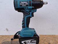 Accu slagmoersleutel 650nm, brushless, blauw - afbeelding 5 van  10