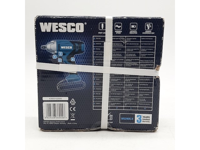 Accu slagmoersleutel, wesco, ws2905.9 - afbeelding 3 van  3