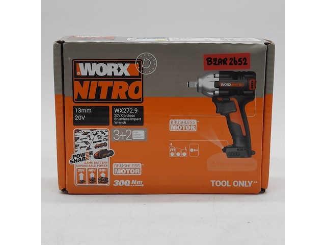 Accu slagmoersleutel, worx, wx272.9 - afbeelding 1 van  5