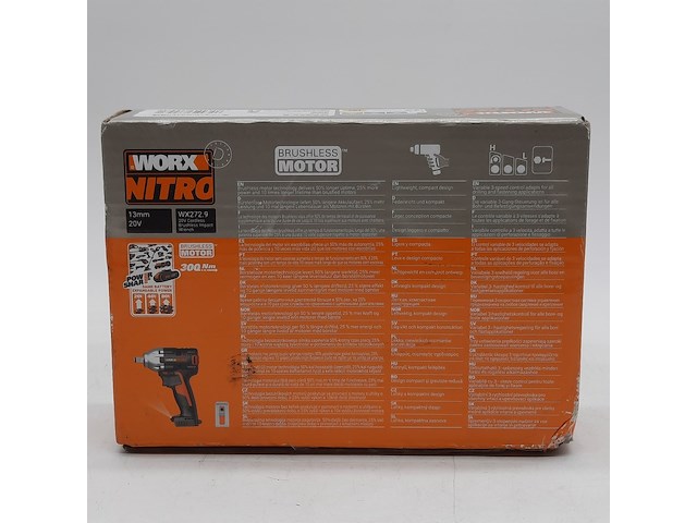 Accu slagmoersleutel, worx, wx272.9 - afbeelding 3 van  5