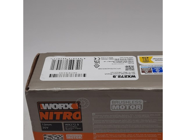 Accu slagmoersleutel, worx, wx272.9 - afbeelding 4 van  5