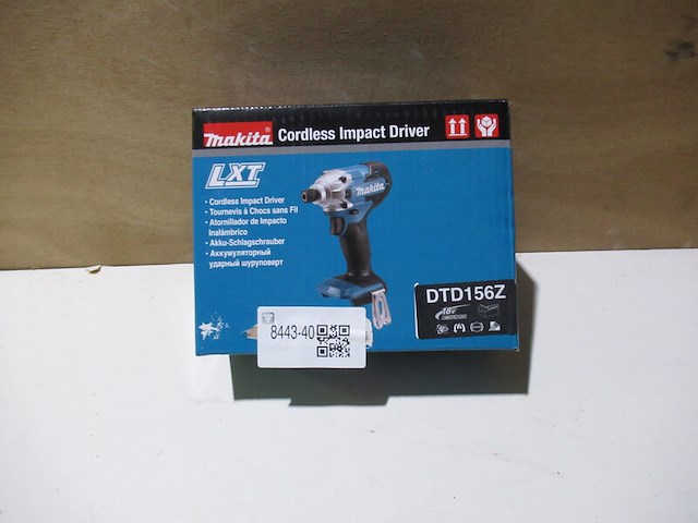 Accu slagschroevedraaier (body) makita, dtd156z - afbeelding 1 van  2