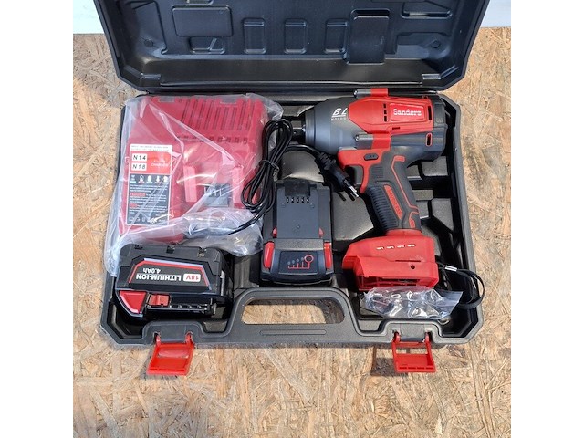 Accu slagschroevendraaier 700nm, geel - afbeelding 2 van  12