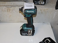 Accu slagschroevendraaier makita ddt153 met accu