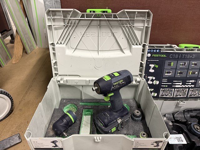Accu slagschroevendraaier met 2x systainer en accessoires festool, tid 18 - afbeelding 5 van  13