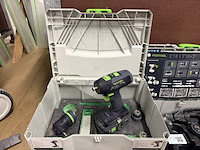 Accu slagschroevendraaier met 2x systainer en accessoires festool, tid 18 - afbeelding 5 van  13